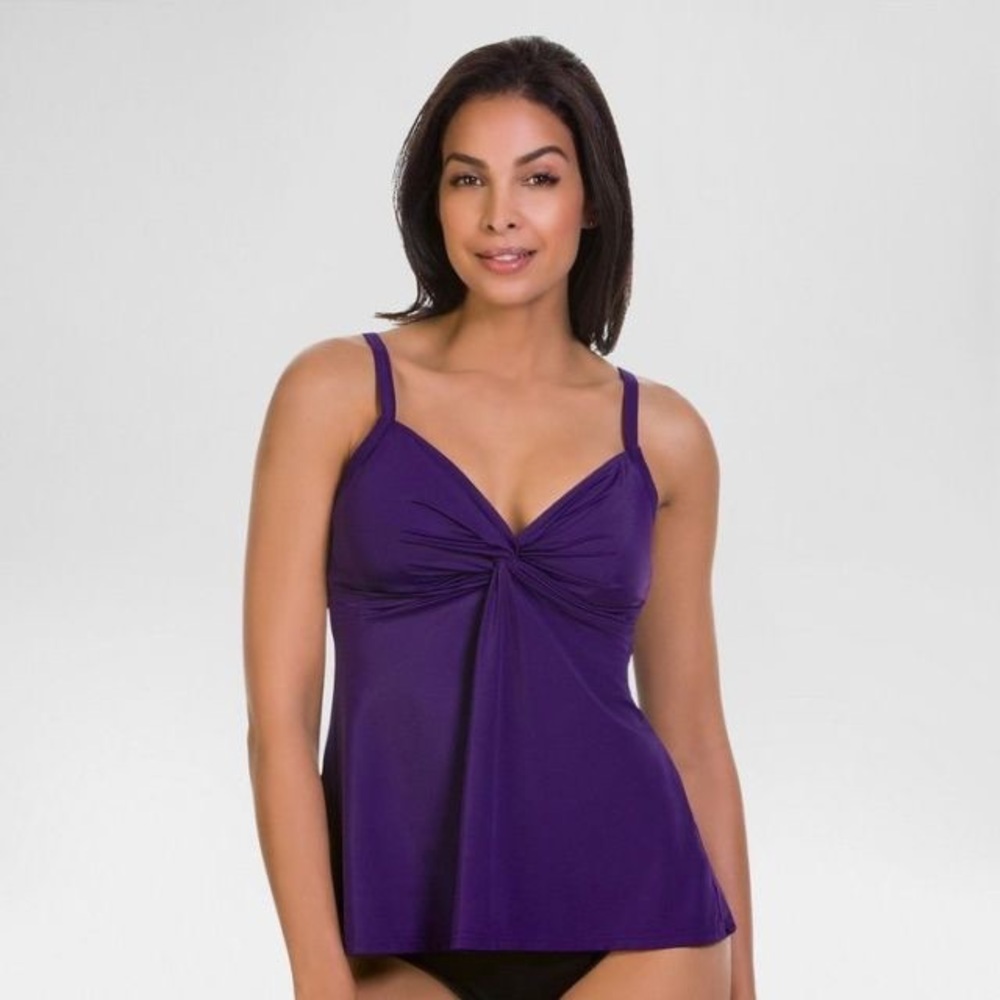 24W Purple Tankini by Dream Suit